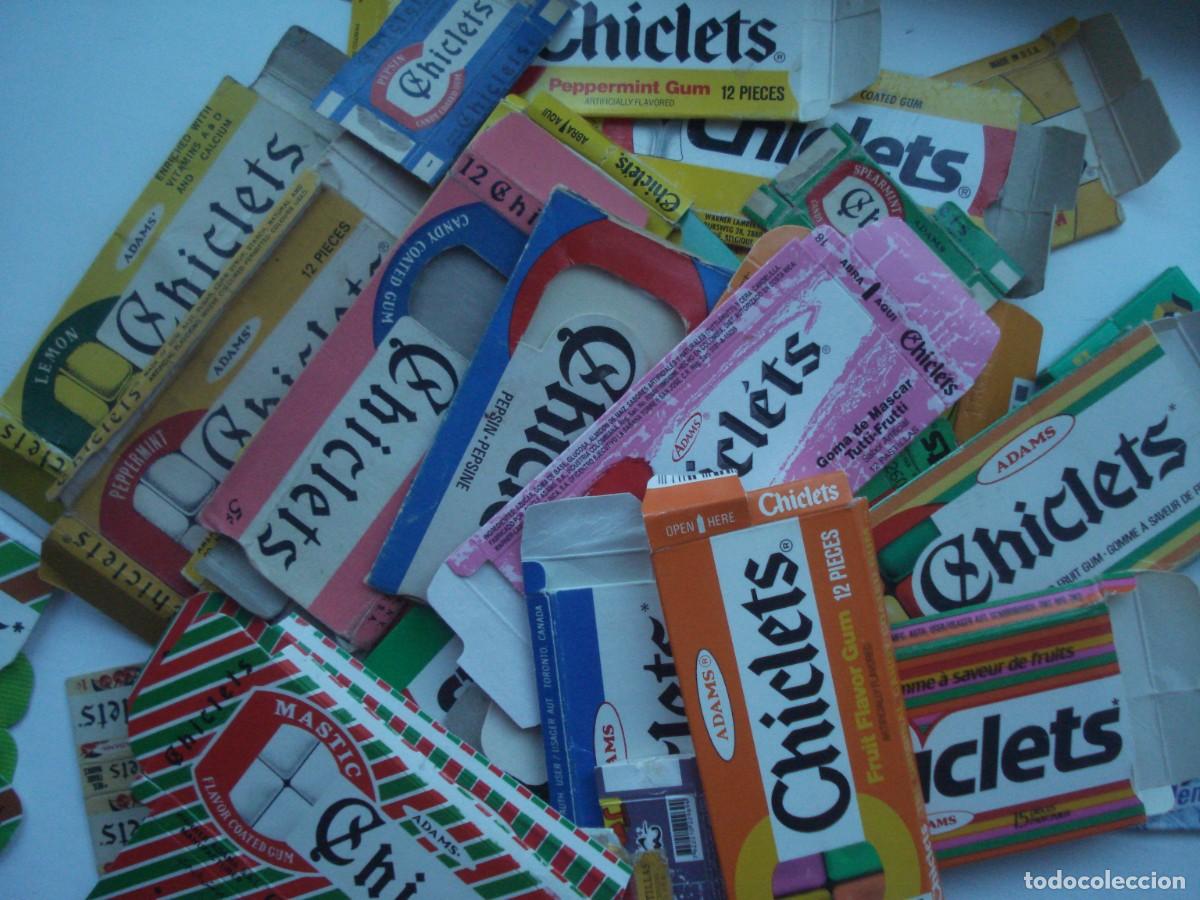 Coleccionismo cromos antiguos: 43 DIFERENTES PAQUETES CHICLETS ENVOLTORIOS CHICLES! KAUGUMMI BILDER BUBBLE GUM!