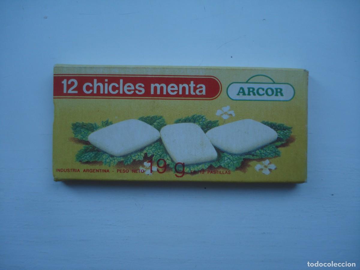 Coleccionismo cromos antiguos: ARCOR 12 CHICLES MENTA ENVOLTORIO CROMO! WRAPPER KAUGUMMI BILDER BUBBLE GUM!