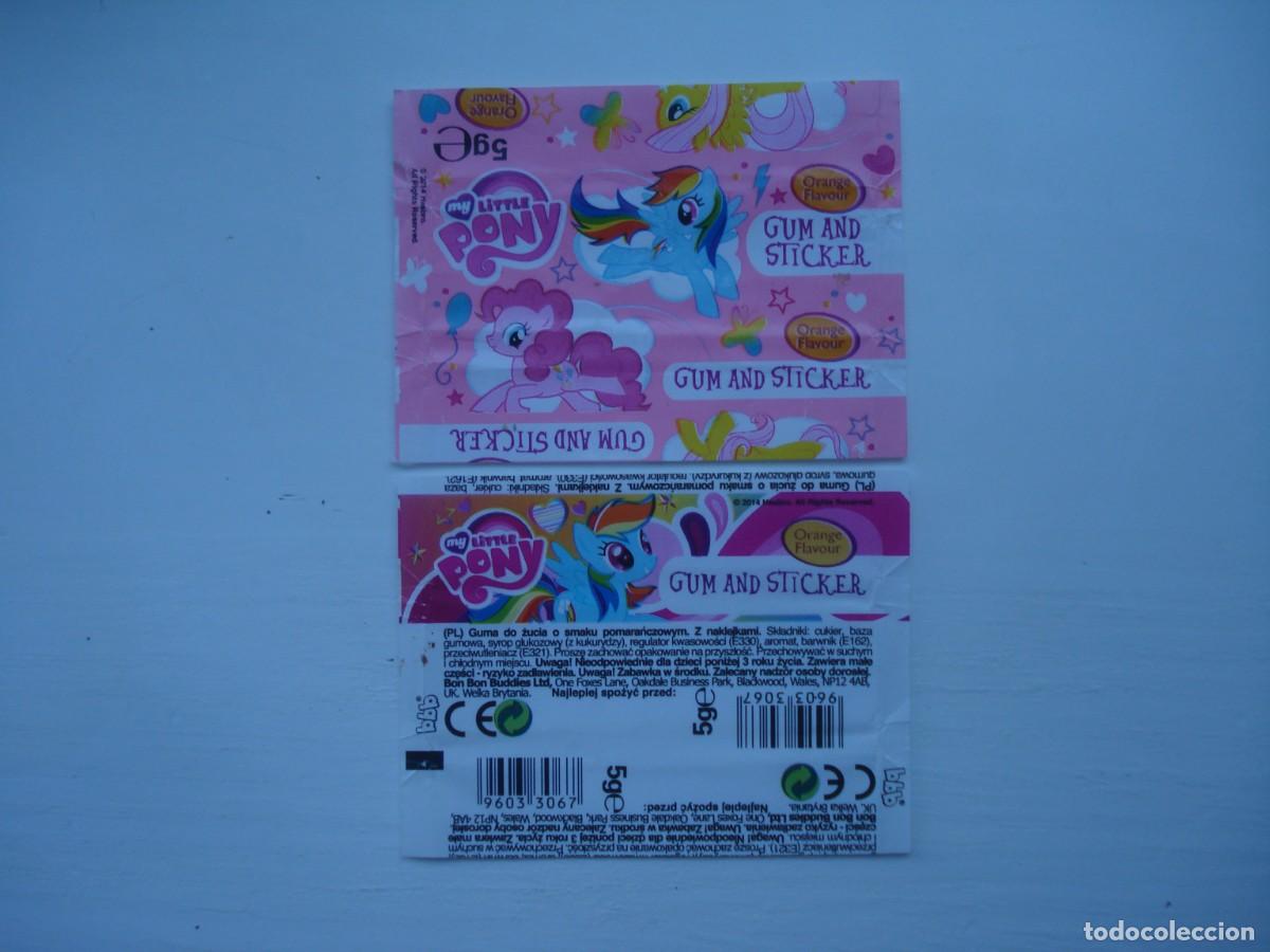 Coleccionismo cromos antiguos: 2 ENVOLTORIOS PONY CROMOS CHICLES! WRAPPER KAUGUMMI BILDER BUBBLE GUM!