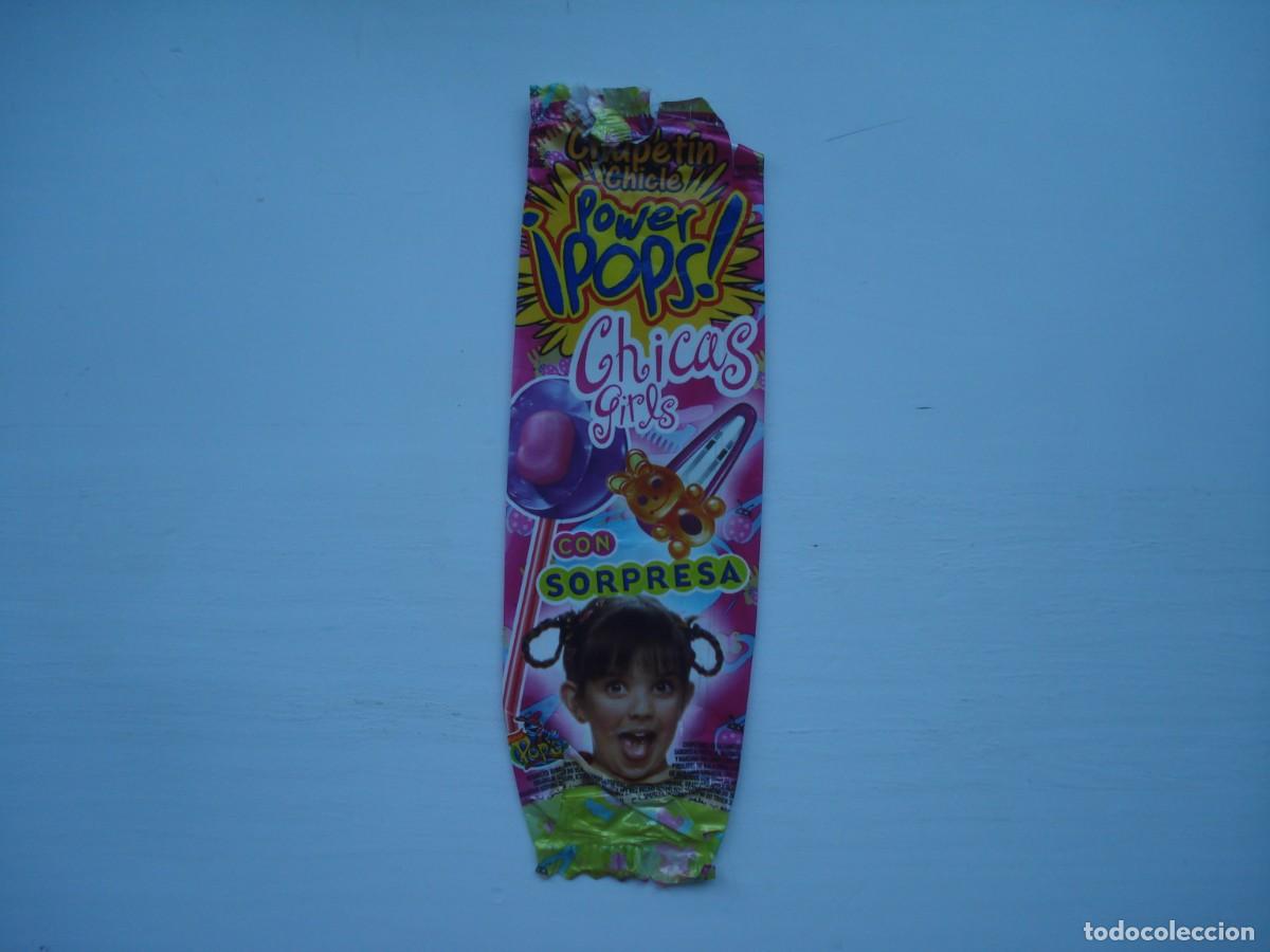 Coleccionismo cromos antiguos: POWER POPS CHICAS GIRLS ENVOLTORIO CROMOS CHICLES! WRAPPER KAUGUMMI BILDER BUBBLE GUM!