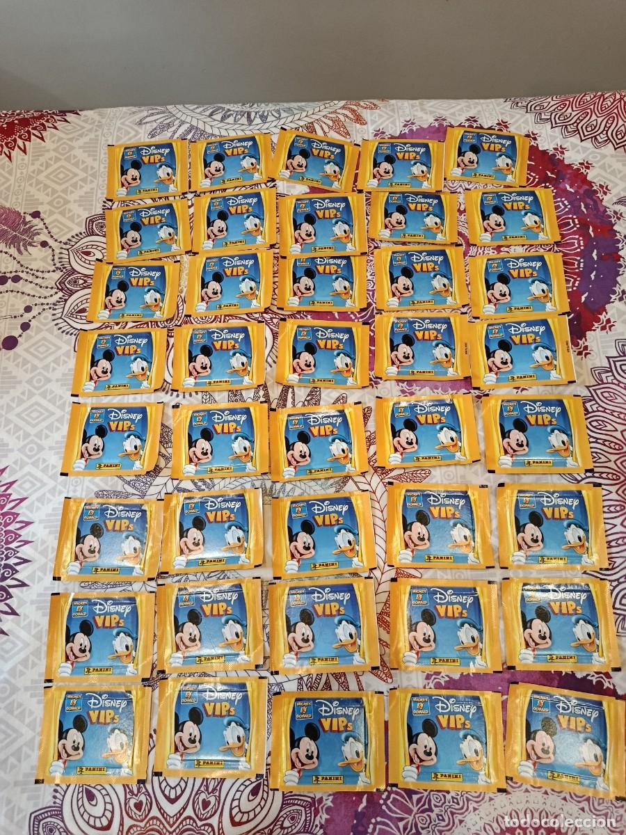 Coleccionismo cromos antiguos: DISNEY VIPS Y 40 SOBRES CROMOS