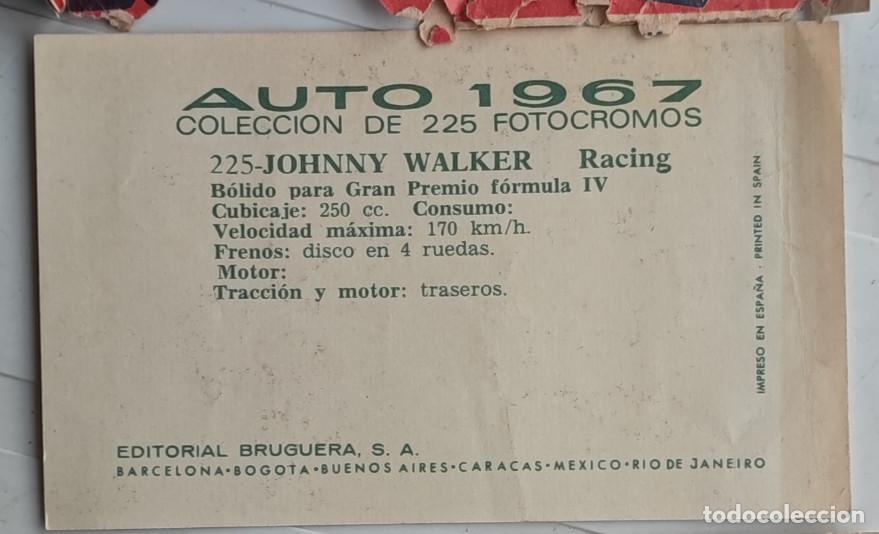 Coleccionismo cromos antiguos: SOBRE CON 2 CROMOS DE LA COLECCION AUTO 1967 - Foto 6