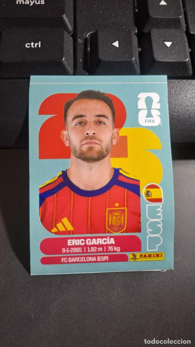 Coleccionismo cromos antiguos: CROMO ERIC GARCIA J8 J 8 ESPA&Ntilde;A FIFA WORLD CUP 2026 MUNDIAL PANINI NUNCA PEGADO