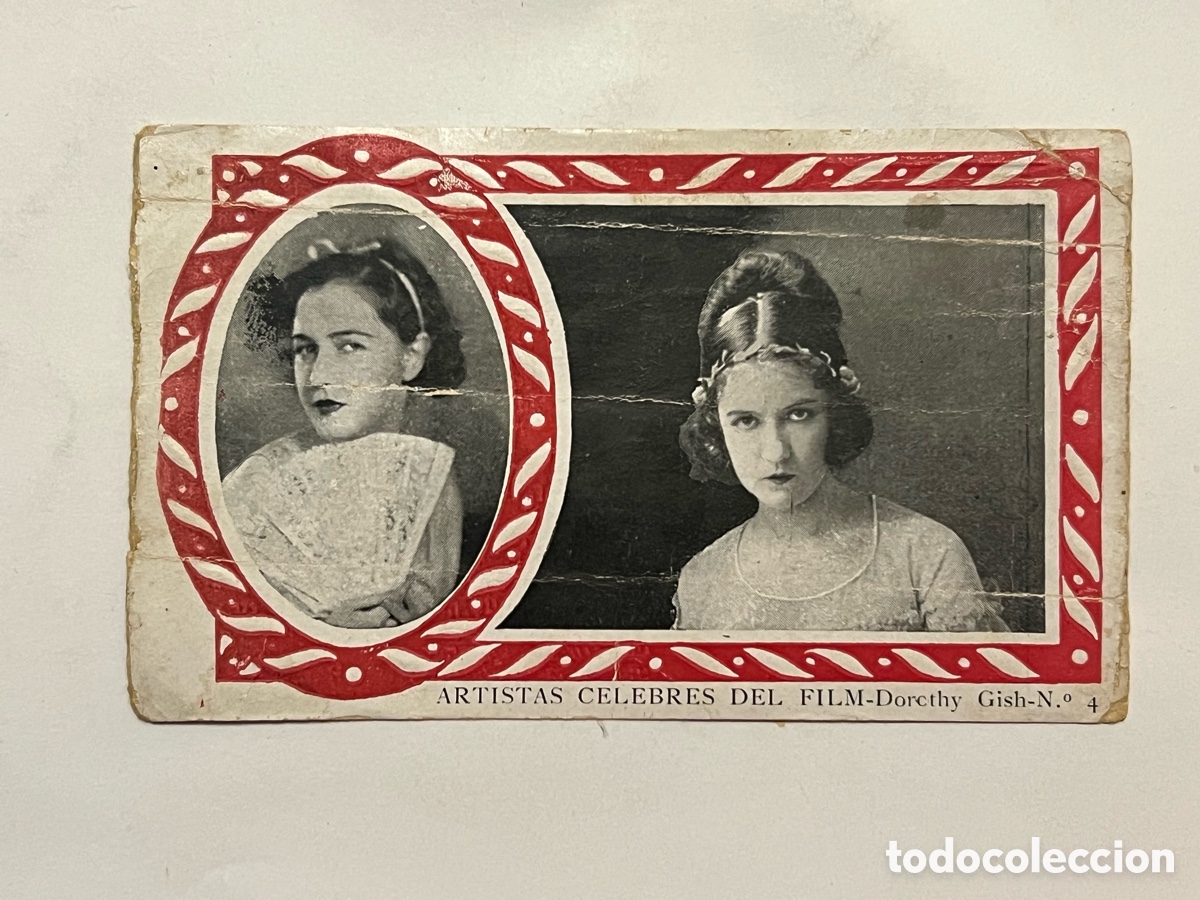 Coleccionismo cromos antiguos: DOROTHY GISH.. Serie B, No.4, Cromo Artistas C&eacute;lebres del Film. Chocolate AMATLLER