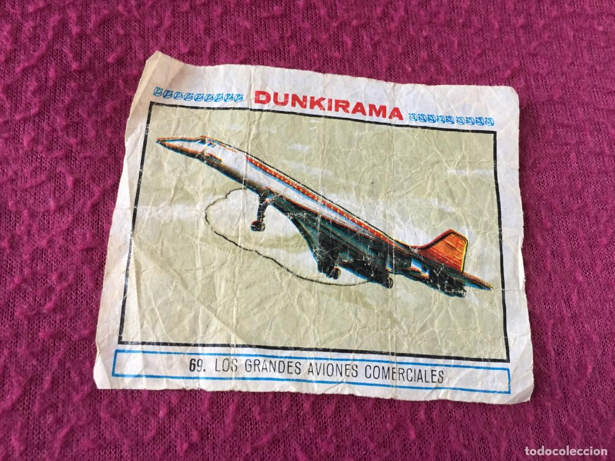 Coleccionismo cromos antiguos: CROMO DUNKIRAMA - NUMERO N&ordm; 69 - GRANDES AVIONES COMERCIALES - CONCORDE - CHICLES DUNKIN