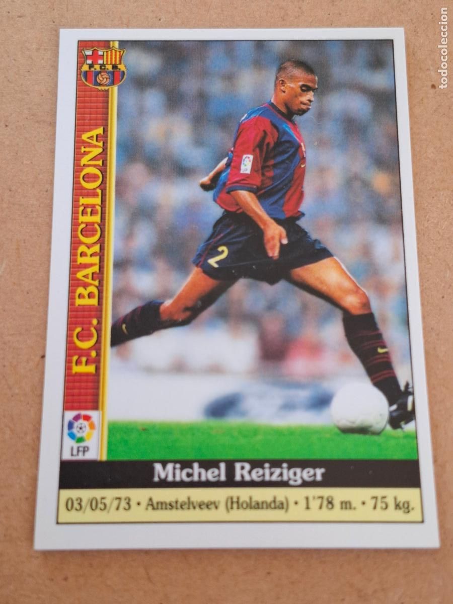 Coleccionismo cromos antiguos: MUNDICROMO 1999 2000 99 00 - 6 REIZIGER - FC. BARCELONA