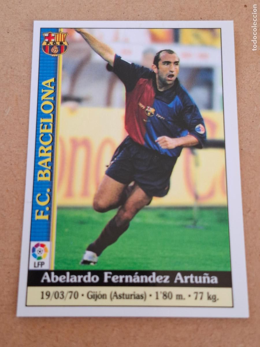 Coleccionismo cromos antiguos: MUNDICROMO 1999 2000 99 00 - 7 ABELARDO - FC. BARCELONA