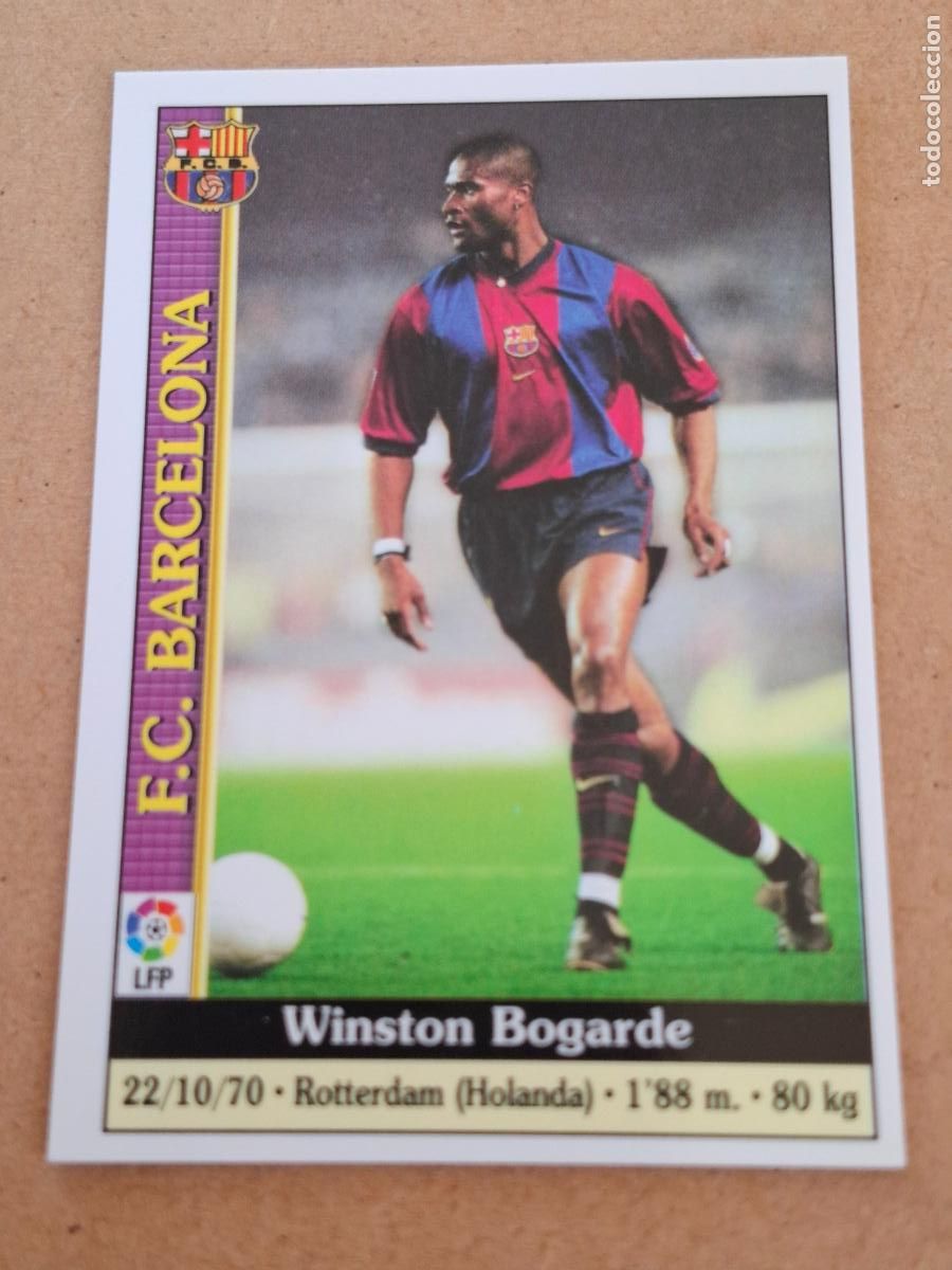 Collectable Antique Stickers: MUNDICROMO 1999 2000 99 00 - 10 BOGARDE - FC. BARCELONA
