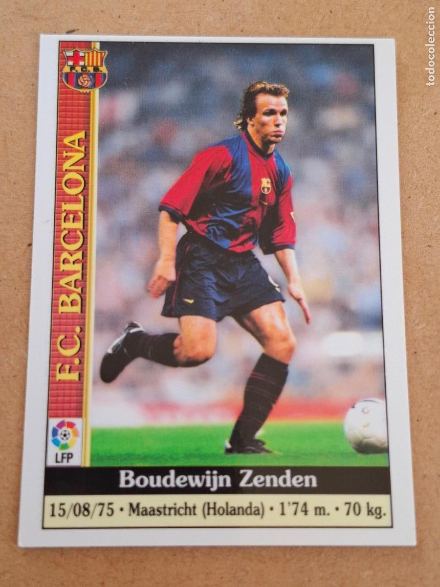 Collezionismo Figurine antiche: MUNDICROMO 1999 2000 99 00 - 14 ZENDEN - FC. BARCELONA