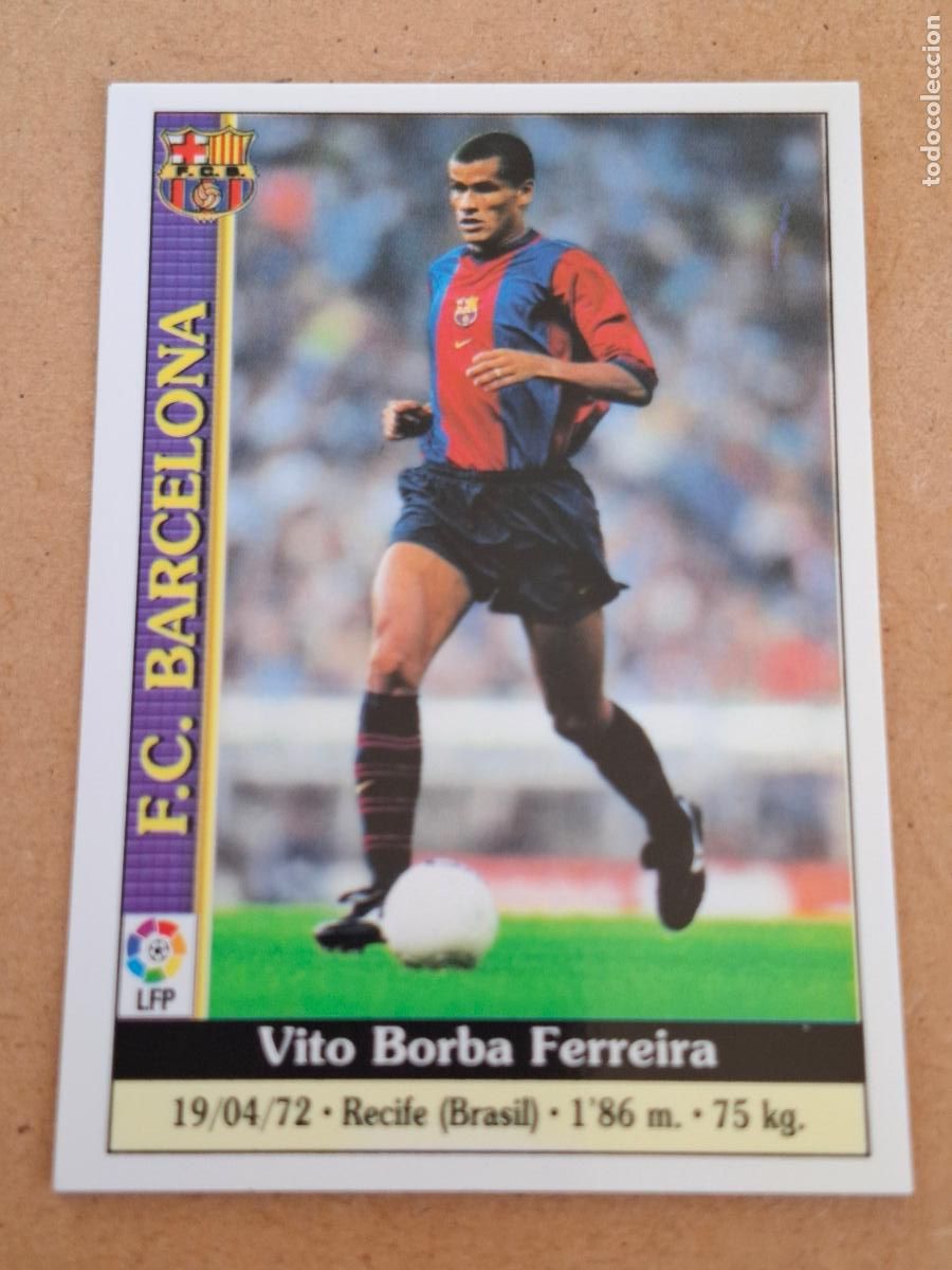 Collectable Antique Stickers: MUNDICROMO 1999 2000 99 00 - 17 RIVALDO - FC. BARCELONA