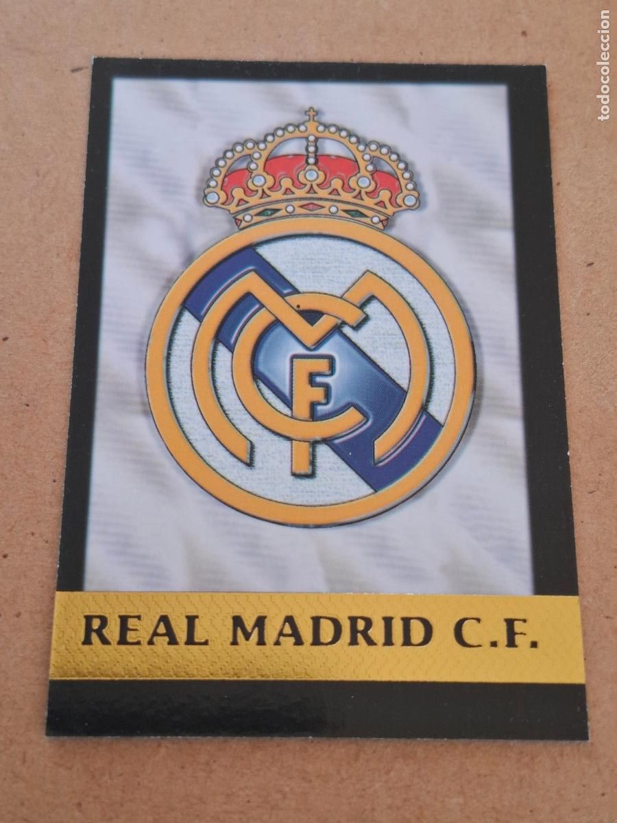 Collezionismo Figurine antiche: MUNDICROMO 1999 2000 99 00 - 19 ESCUDO - REAL MADRID