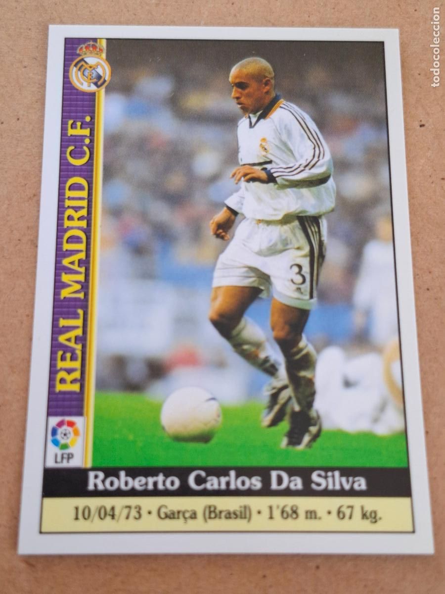 Coleccionismo cromos antiguos: MUNDICROMO 1999 2000 99 00 - 23 ROBERTO CARLOS - REAL MADRID