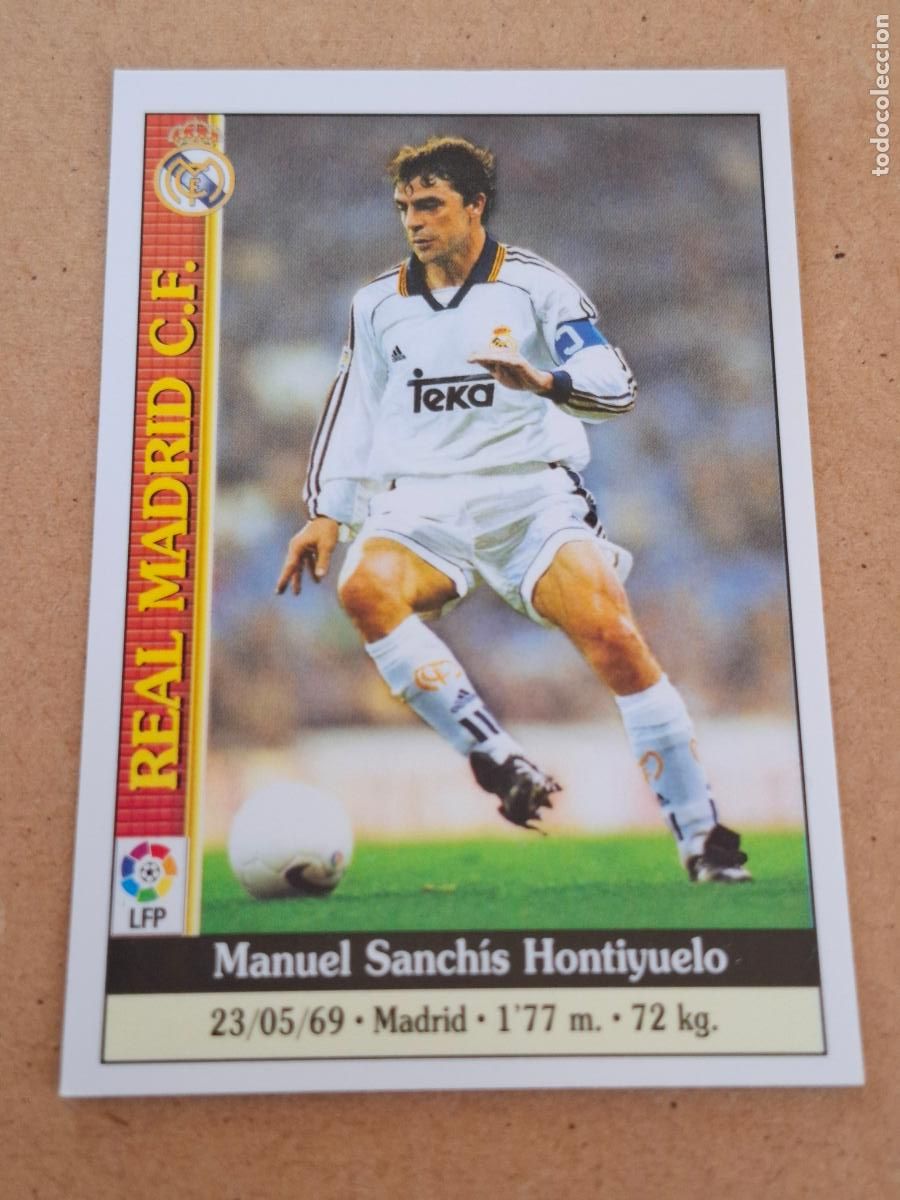 Coleccionismo cromos antiguos: MUNDICROMO 1999 2000 99 00 - 24 SANCH&Iacute;S - REAL MADRID