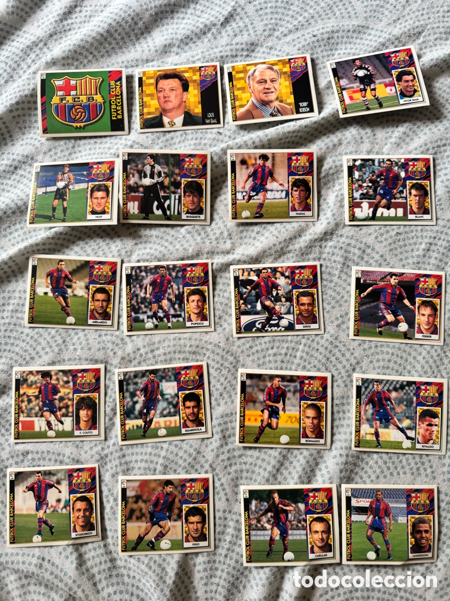 Coleccionismo cromos antiguos: 32 cromos F C Barcelona este 97 98 colocas fichajes