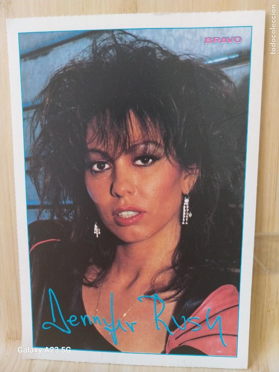 Coleccionismo cromos antiguos: DAVID JENNIFER RUSH AUTOGRAMMKARTE TARJETA ALEMAN 14.8X10.5CMS ORIGINAL