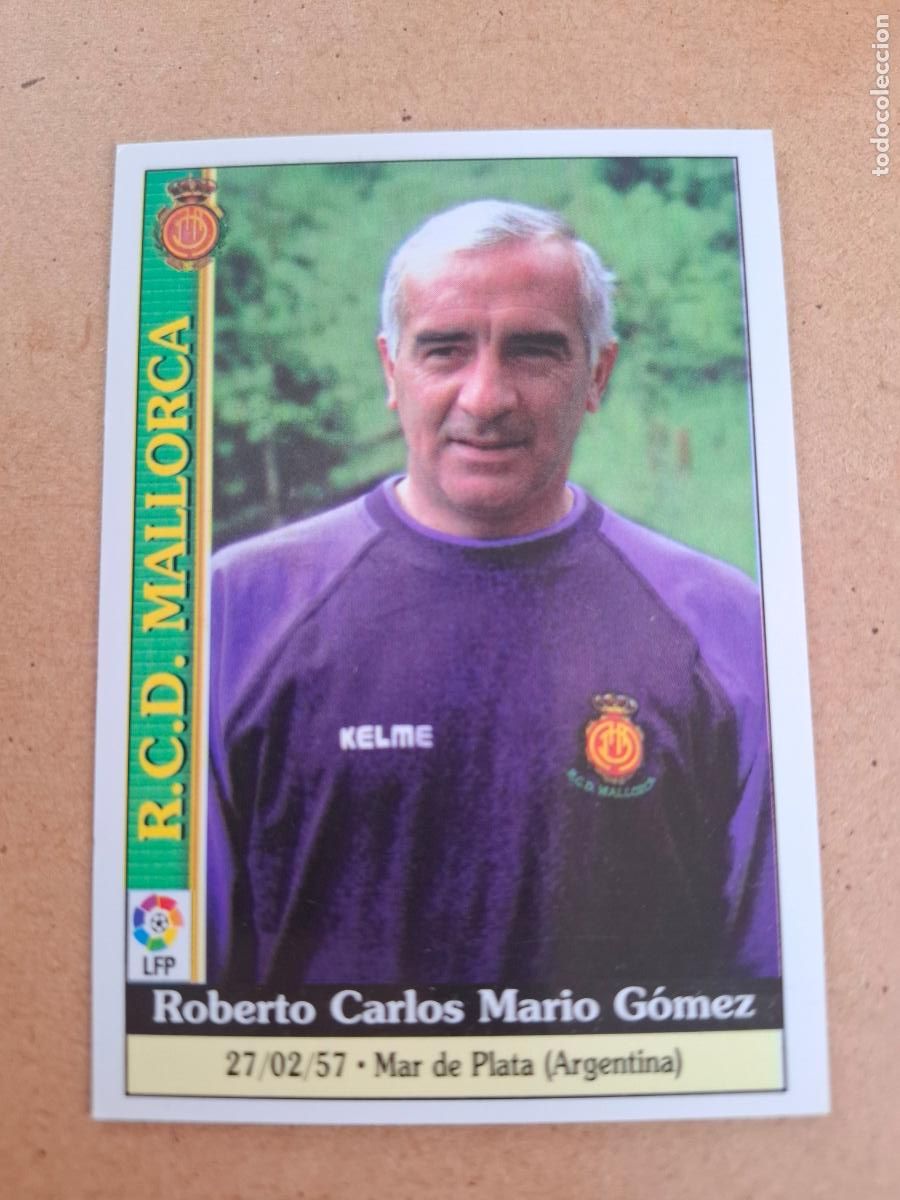 Coleccionismo cromos antiguos: MUNDICROMO 1999 2000 99 00 - 38 MARIO G&Oacute;MEZ - RCD. MALLORCA