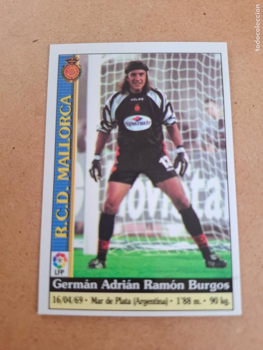 Coleccionismo cromos antiguos: MUNDICROMO 1999 2000 99 00 - 39 BURGOS - RCD. MALLORCA