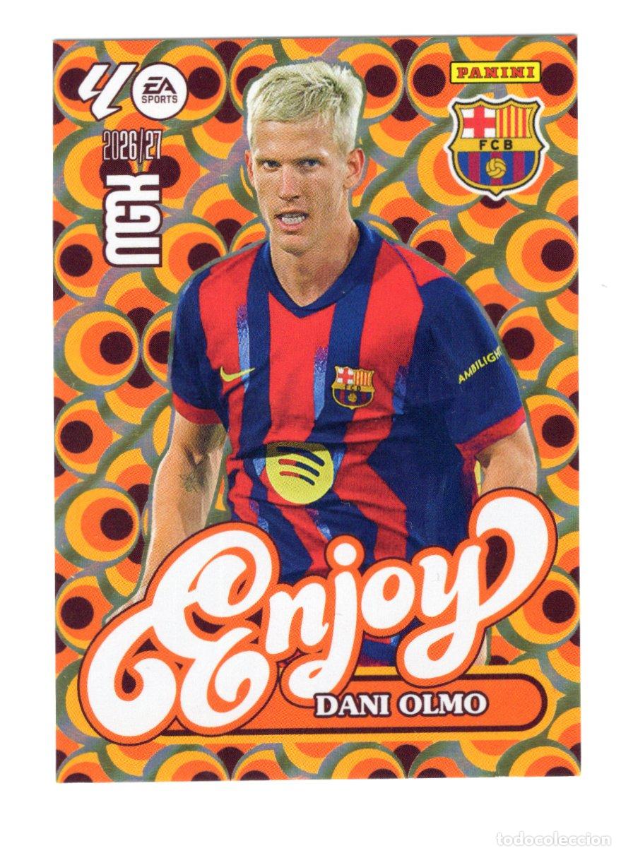 Collectionnisme Cartes &agrave; collectionner anciennes: 381 DANI OLMO ENJOY FC BARCELONA CROMO MEGACRACKS 26 27