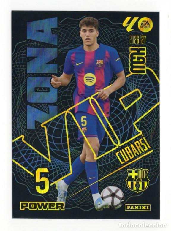 Collectionnisme Cartes &agrave; collectionner anciennes: 391P CUBARSI ZONA VIP POWER FC BARCELONA CROMO MEGACRACKS 26 27