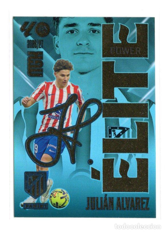 Sammeln alte Sammelbilder: 8P JULIAN ALVAREZ ELITE POWER ATLETICO DE MADRID CROMO MEGACRACKS 26 27