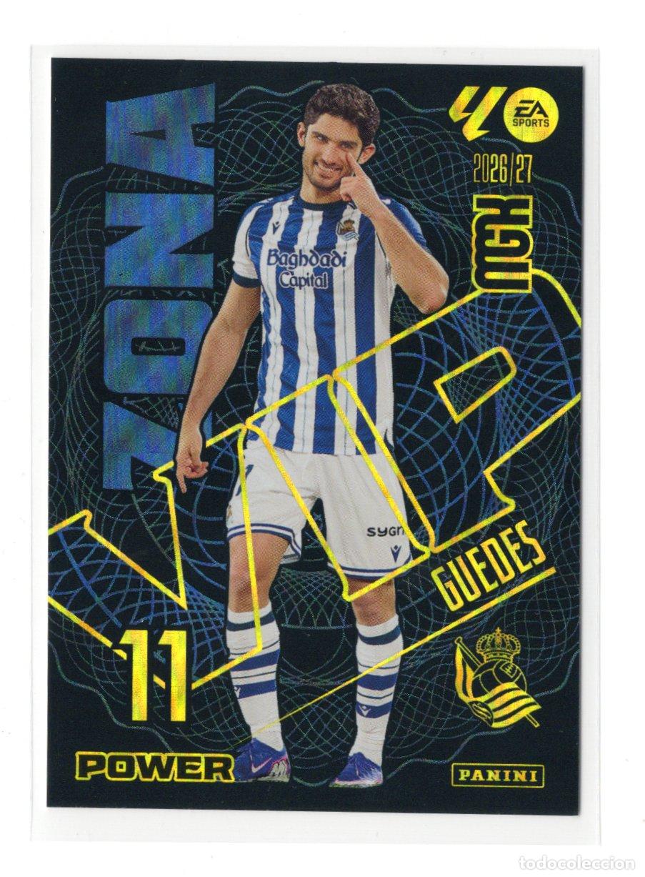 Sammeln alte Sammelbilder: 395P GUEDES ZONA VIP POWER REAL SOCIEDAD CROMO MEGACRACKS 26 27