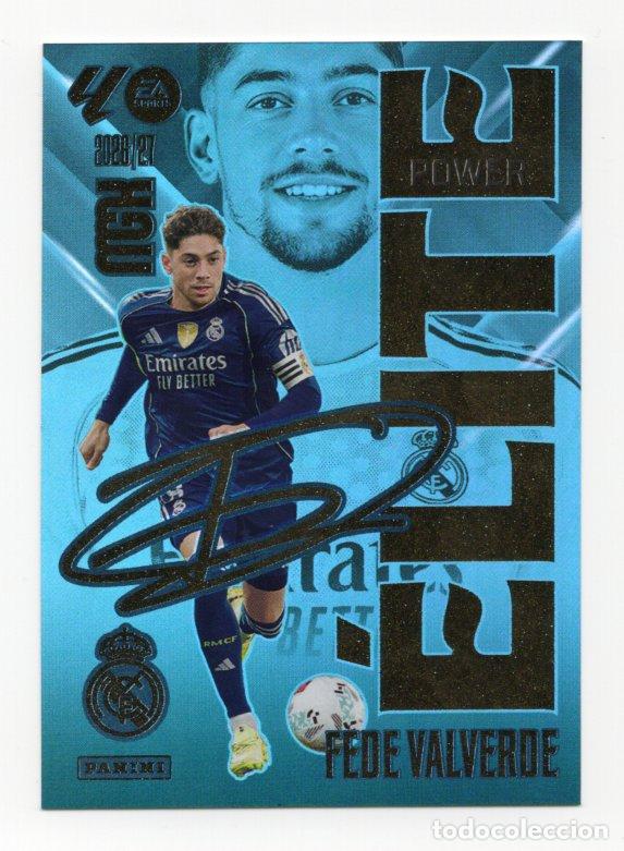 Sammeln alte Sammelbilder: 5P FEDE VALVERDE ELITE POWER REAL MADRID CF CROMO MEGACRACKS 26 27