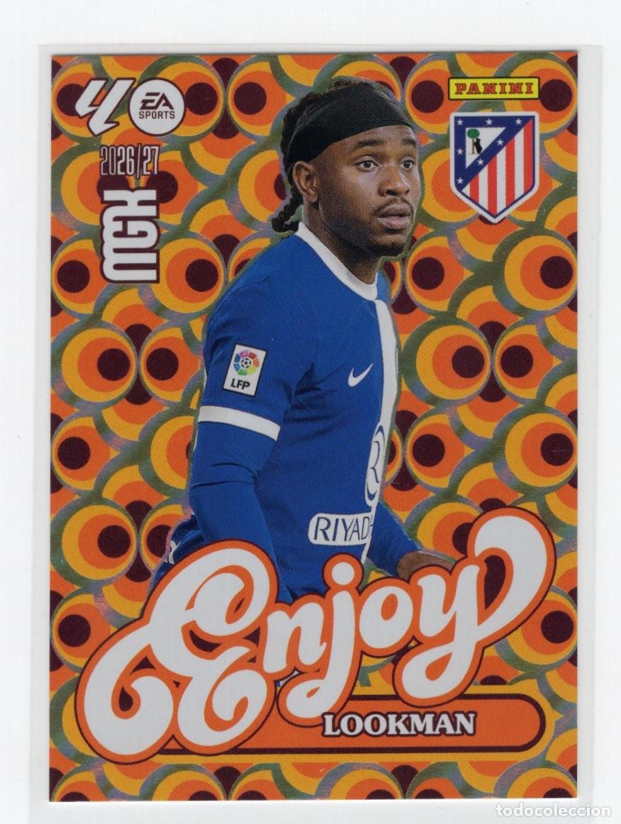 Sammeln alte Sammelbilder: 385 LOOKMAN ENJOY ATLETICO DE MADRID CROMO MEGACRACKS 26 27