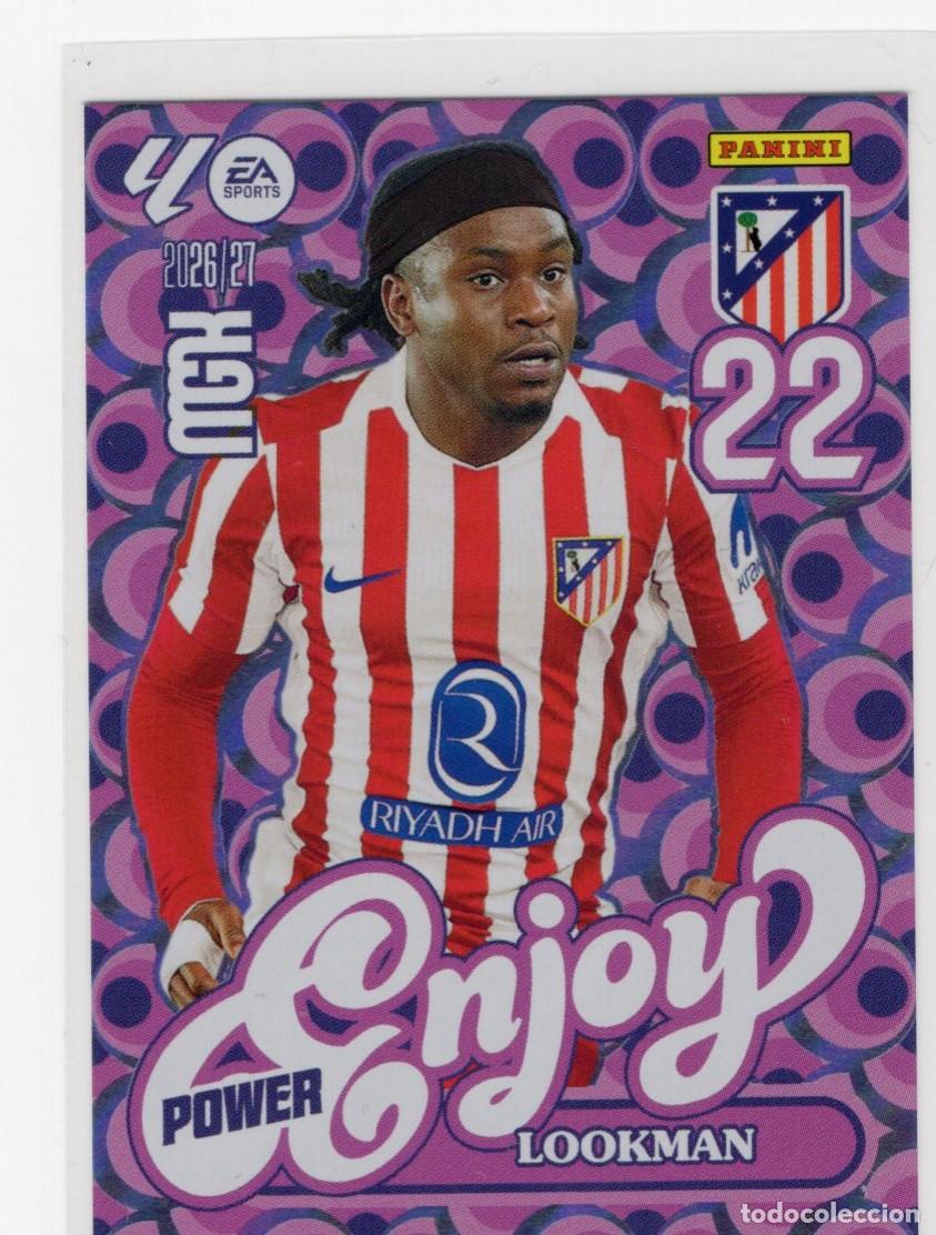 Sammeln alte Sammelbilder: 385P LOOKMAN ENJOY POWER ATLETICO DE MADRID CROMO MEGACRACKS 26 27