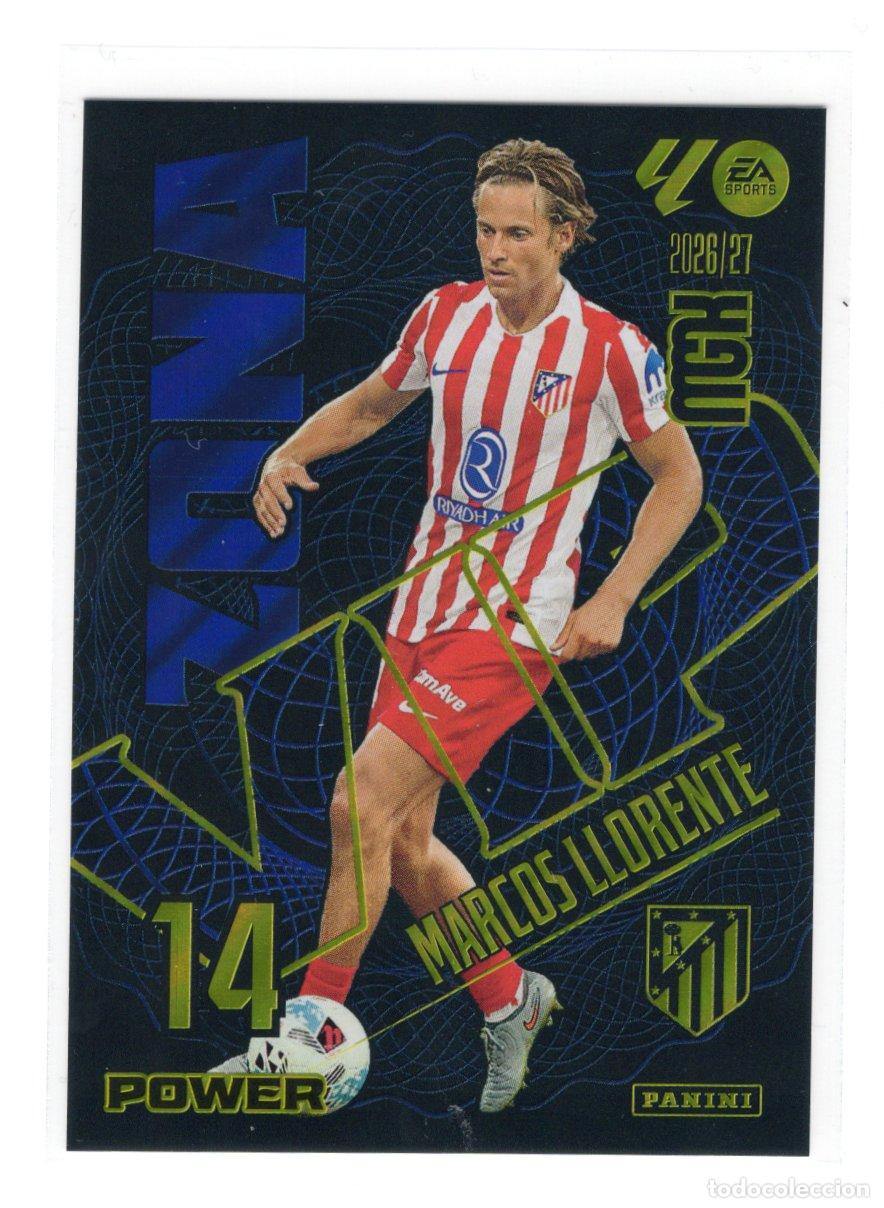 Sammeln alte Sammelbilder: 401P MARCOS LLORENTE ZONA VIP POWER ATLETICO DE MADRID CROMO MEGACRACKS 26 27