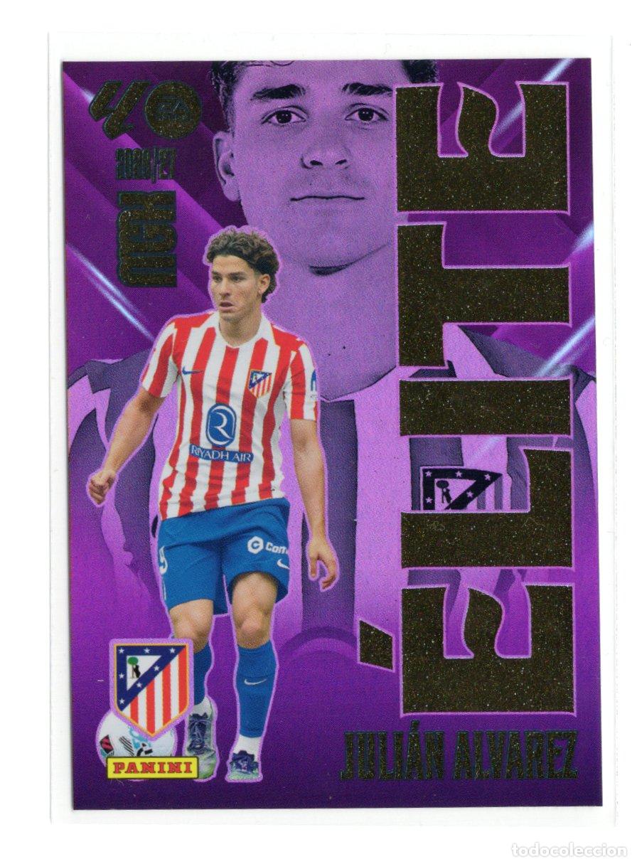 Sammeln alte Sammelbilder: 8 JULIAN ALVAREZ ELITE ATLETICO DE MADRID PANINI MEGACRACKS 26 27