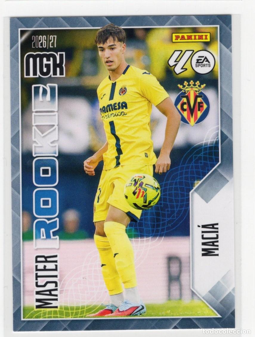 Sammeln alte Sammelbilder: 417 MACIA MASTER ROOKIE VILLARREAL CROMO MEGACRACKS 26 27