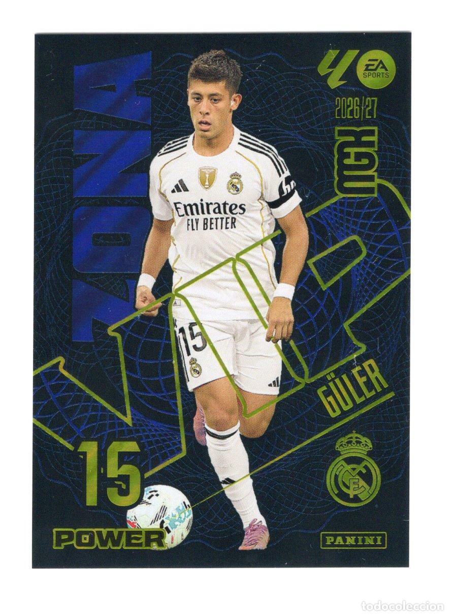 Coleccionismo cromos antiguos: 396P G&Uuml;LER ZONA VIP POWER REAL MADRID CF CROMO MEGACRACKS 26 27