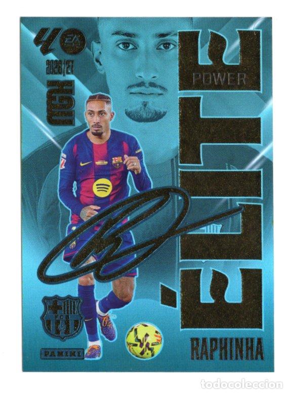 Coleccionismo cromos antiguos: 16P RAPHINHA ELITE POWER FC BARCELONA CROMO MEGACRACKS 26 27