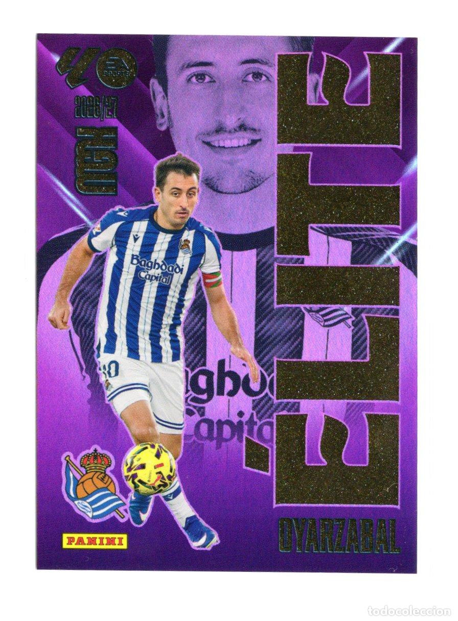 Coleccionismo cromos antiguos: 13 OYARZABAL ELITE REAL SOCIEDAD CROMO MEGACRACKS 26 27