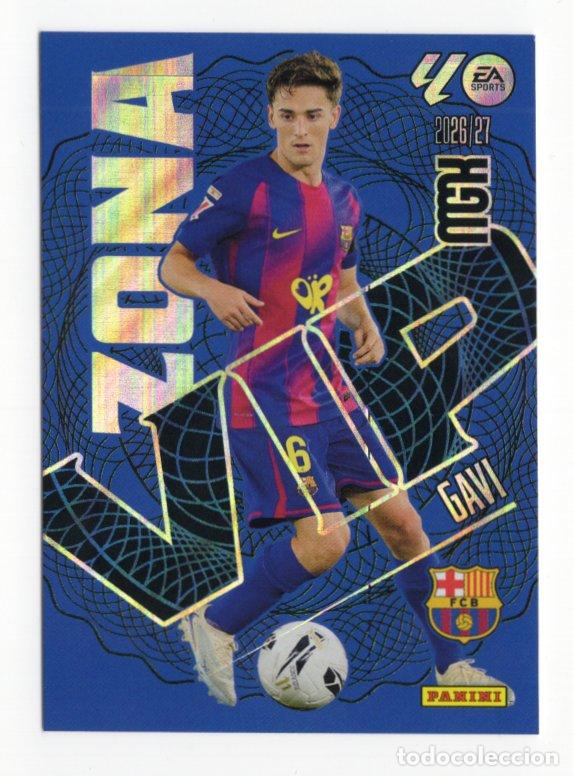 Coleccionismo cromos antiguos: 394 GAVI ZONA VIP FC BARCELONA CROMO MEGACRACKS 26 27