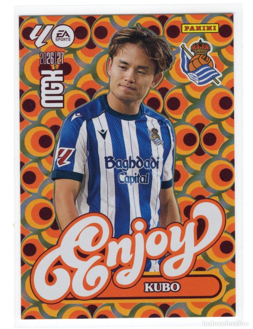 Coleccionismo cromos antiguos: 384 KUBO ENJOY REAL SOCIEDAD PANINI MEGACRACKS 25 26