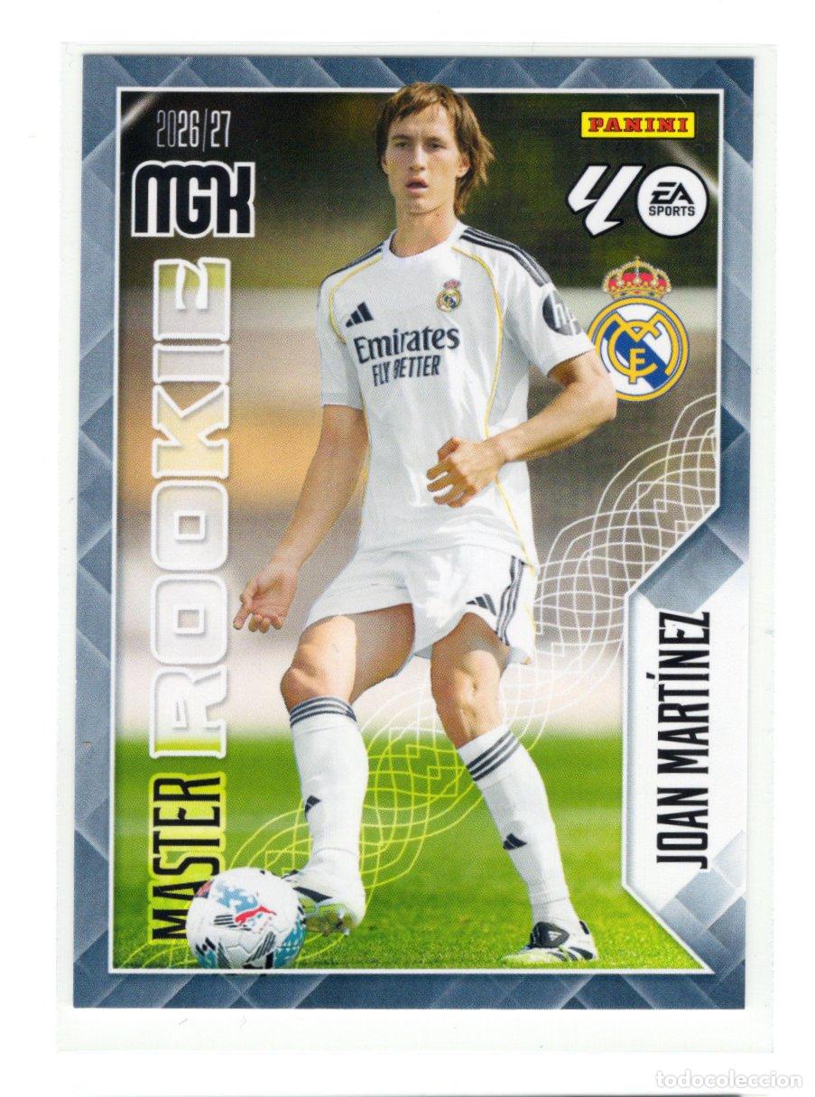 Coleccionismo cromos antiguos: 413 JOAN MARTINEZ MASTER ROOKIE REAL MADRID CF CROMO MEGACRACKS 26 27
