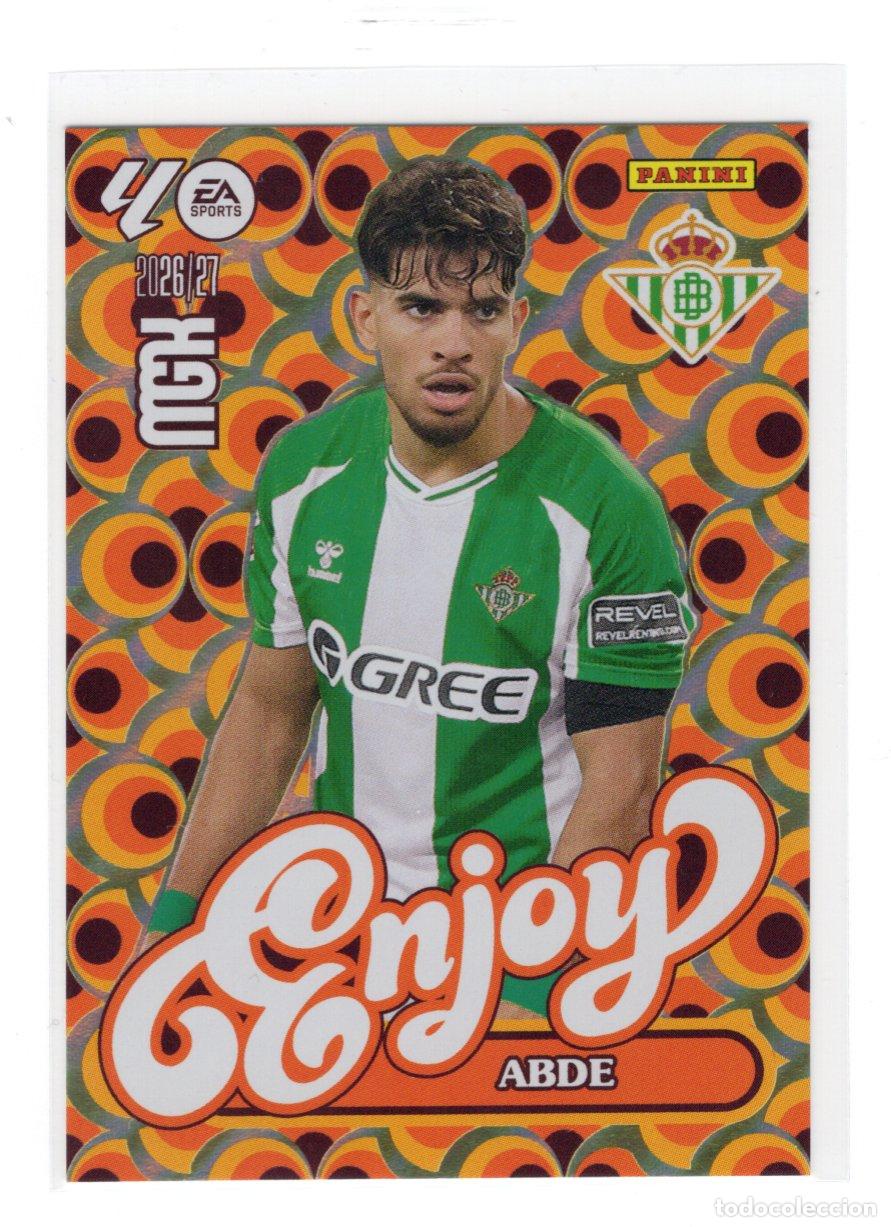 Coleccionismo cromos antiguos: 379 ABDE ENJOY REAL BETIS CROMO MEGACRACKS 26 27