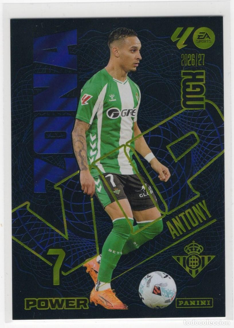 Coleccionismo cromos antiguos: 388P ANTONY ZONA VIP POWER REAL BETIS CROMO MEGACRACKS 26 27