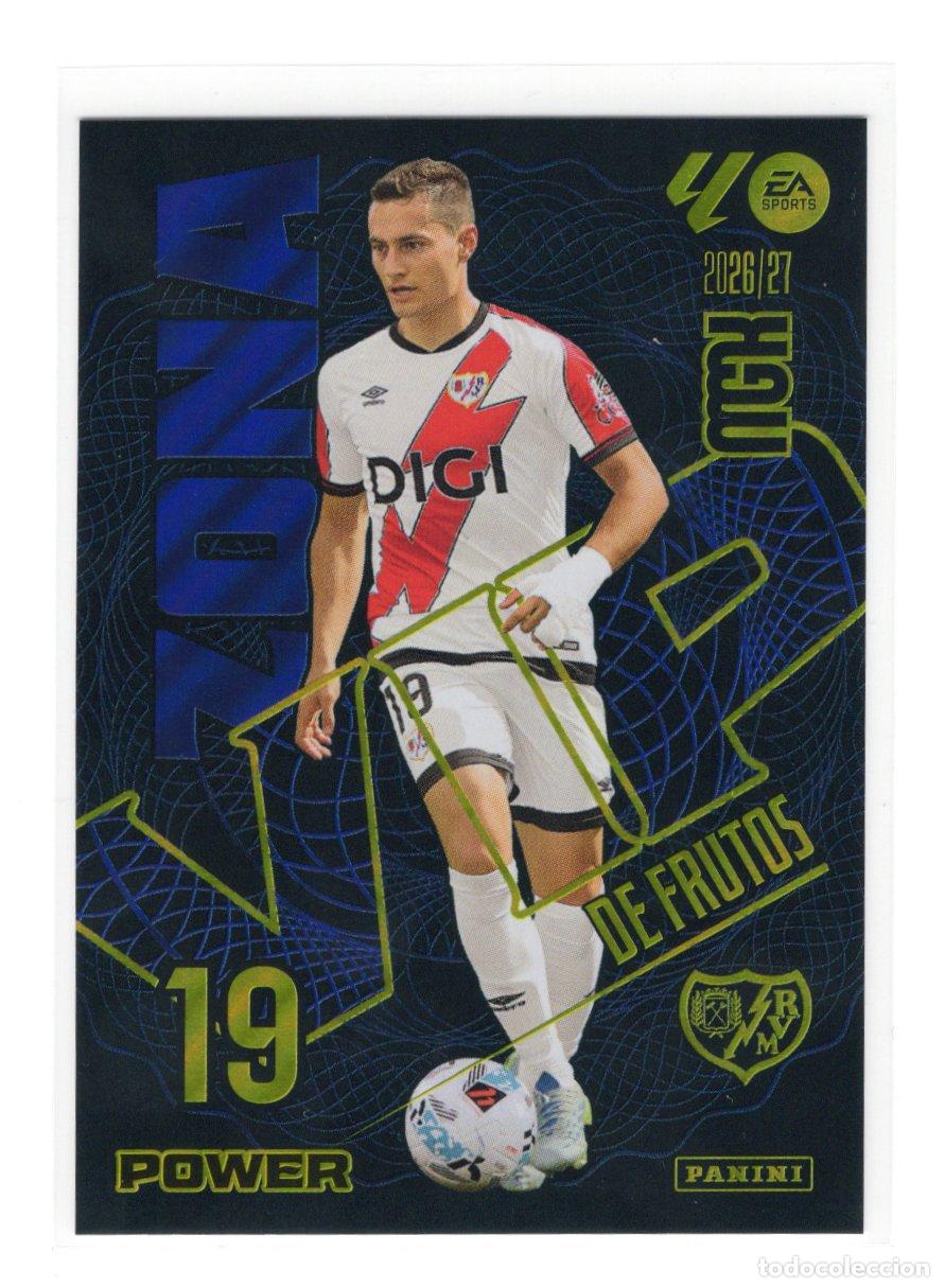 Coleccionismo cromos antiguos: 392P DE FRUTOS ZONA VIP POWER RAYO VALLECANO CROMO MEGACRACKS 26 27