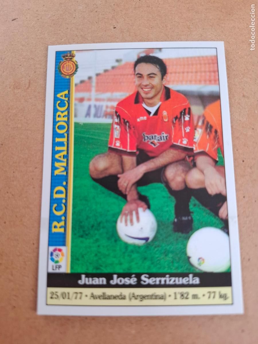 Coleccionismo cromos antiguos: MUNDICROMO 1999 2000 99 00 - 48 SERRIZUELA - RCD. MALLORCA
