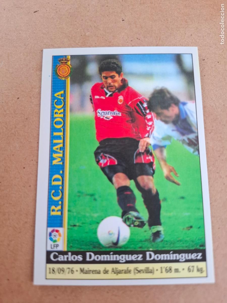 Coleccionismo cromos antiguos: MUNDICROMO 1999 2000 99 00 - 51 CARLOS - RCD. MALLORCA