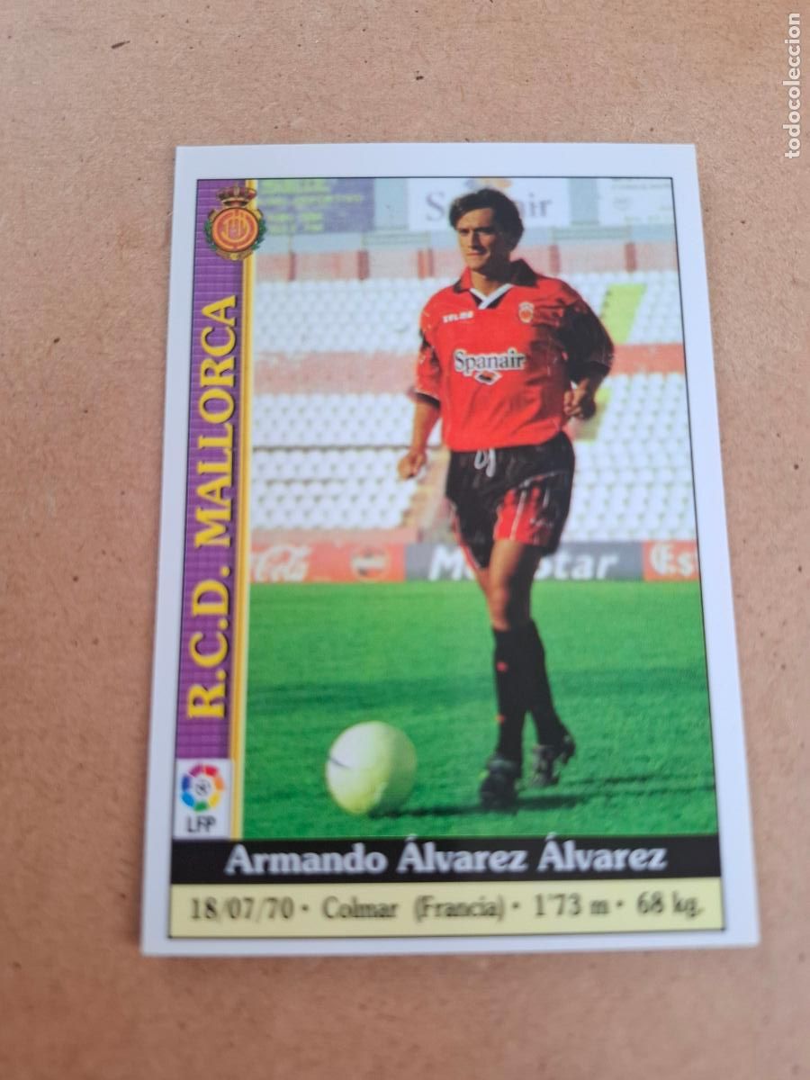 Coleccionismo cromos antiguos: MUNDICROMO 1999 2000 99 00 - 53 ARMANDO - RCD. MALLORCA