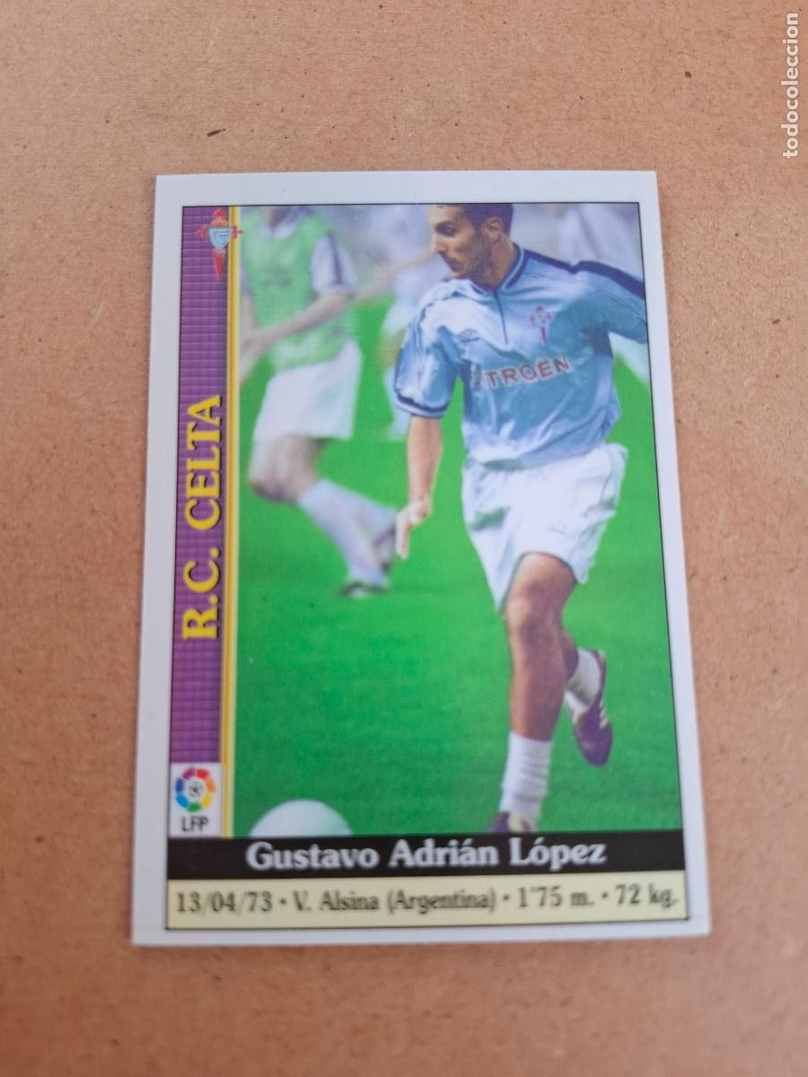 Coleccionismo cromos antiguos: MUNDICROMO 1999 2000 99 00 - 80 GUSTAVO L&Oacute;PEZ - R.C. CELTA