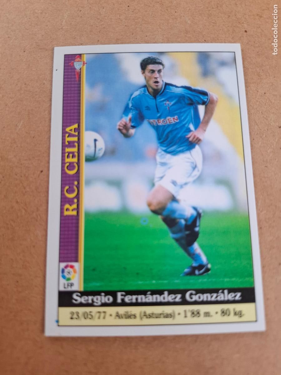Coleccionismo cromos antiguos: MUNDICROMO 1999 2000 99 00 - 87 SERGIO - R.C. CELTA