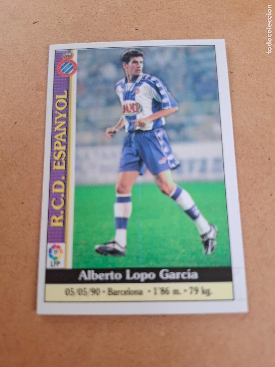 Coleccionismo cromos antiguos: MUNDICROMO 1999 2000 99 00 - 116 LOPO - RCD. ESPANYOL
