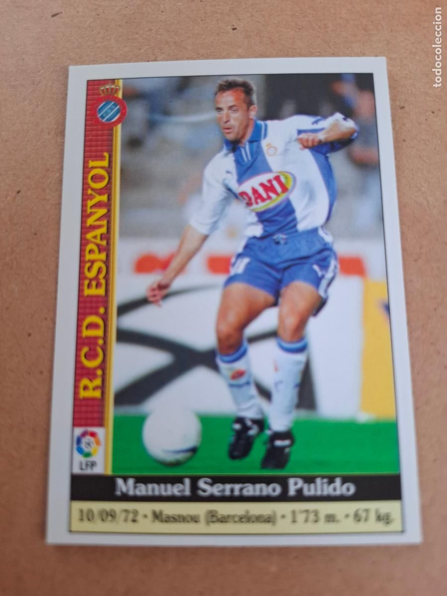 Coleccionismo cromos antiguos: MUNDICROMO 1999 2000 99 00 - 122 SERRANO - RCD. ESPANYOL