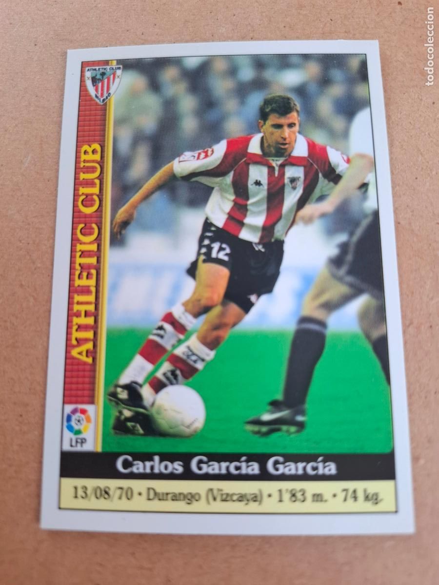 Colecionismo Cromos antigos: MUNDICROMO 1999 2000 99 00 - 132 CARLOS GARC&Iacute;A - ATHLETIC CLUB