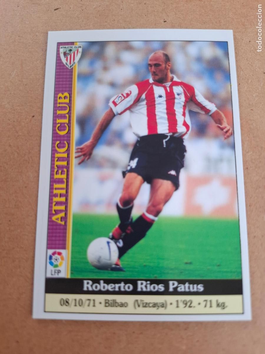 Colecionismo Cromos antigos: MUNDICROMO 1999 2000 99 00 - 134 ROBERTO RIOS - ATHLETIC CLUB