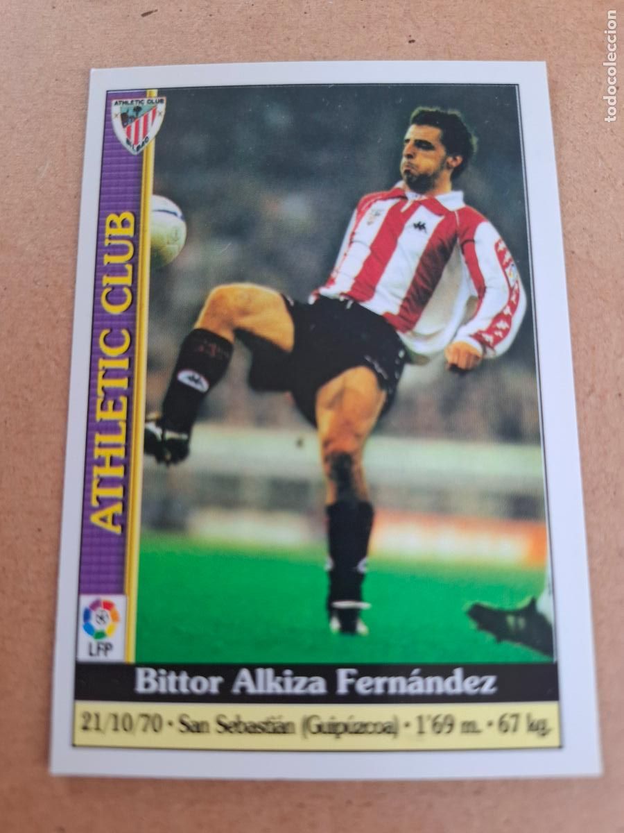 Collezionismo Figurine antiche: MUNDICROMO 1999 2000 99 00 - 139 ALKIZA - ATHLETIC CLUB